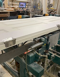 prehung doors to your custom specifications in our millwork shop
