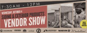 siding and exterior products vendor show