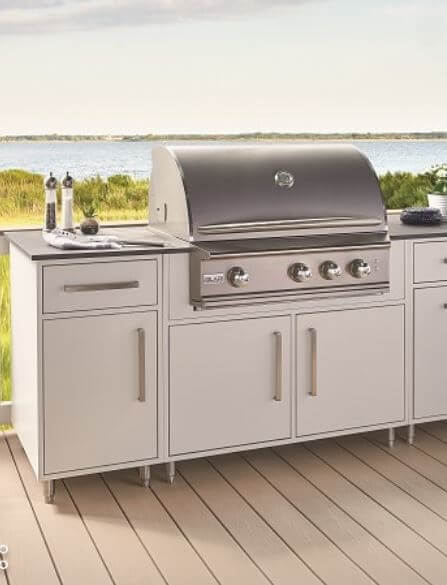 aluminum outdoor cabinetry
