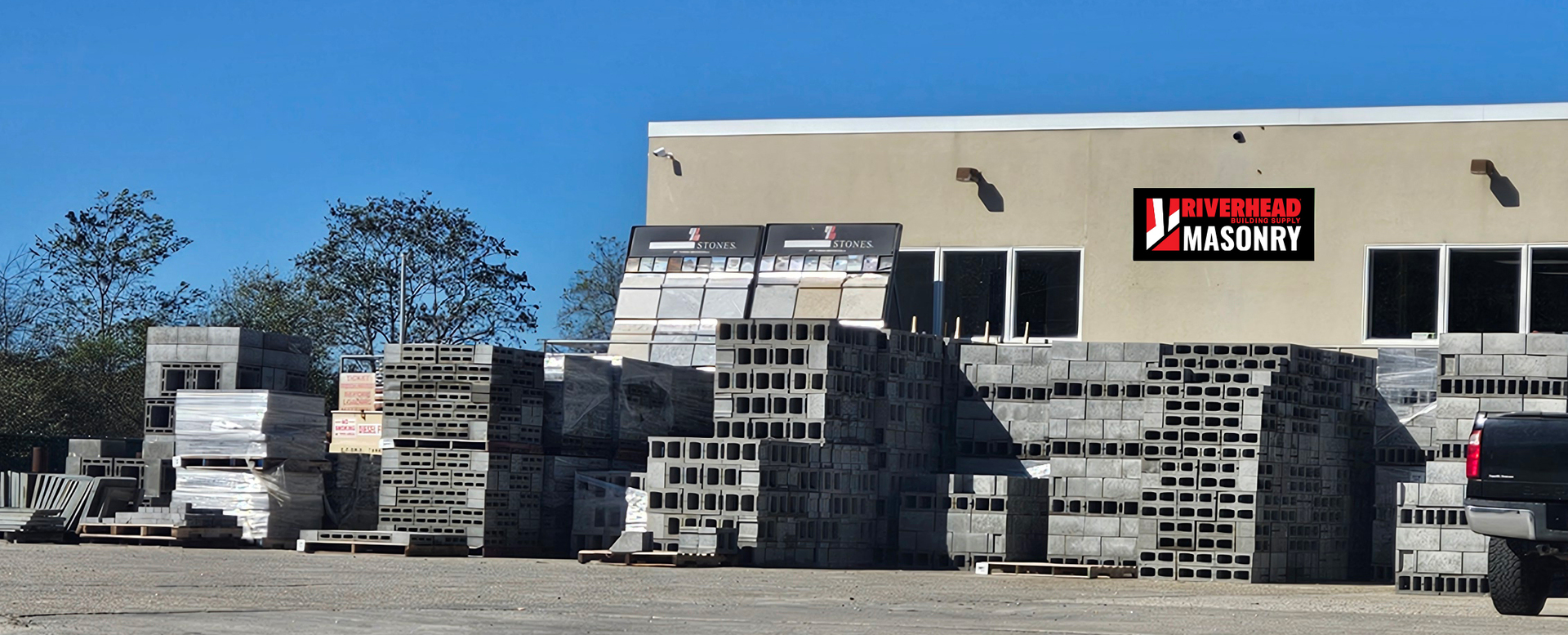 Wainscott Long Island Masonry Supply Store aggregates natural stone